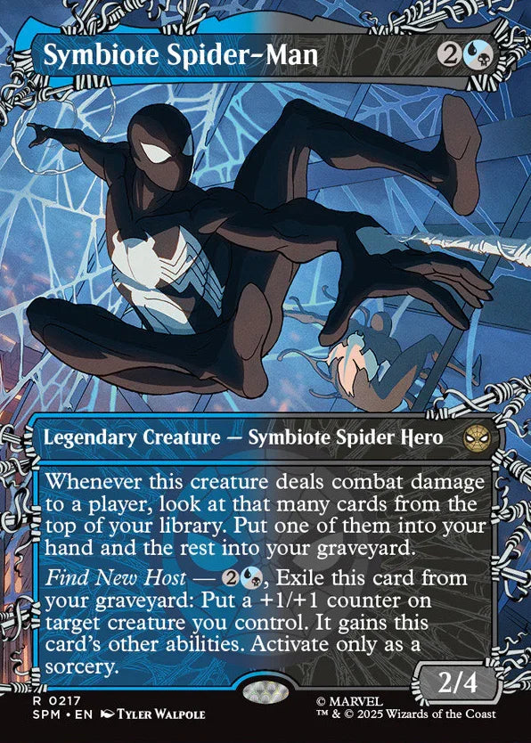 SPM 217 Symbiote Spider-Man (0217 - Borderless) R