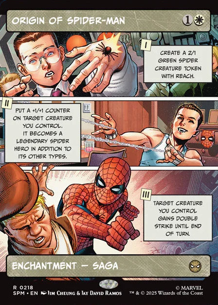 SPM 218 Origin of Spider-Man (0218 - Borderless) R