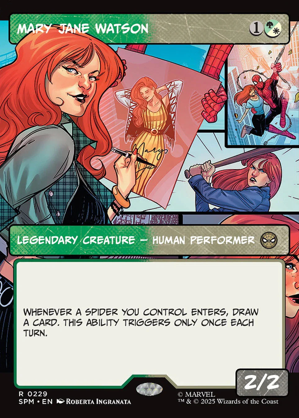 SPM 229 Mary Jane Watson (0229 - Borderless) R