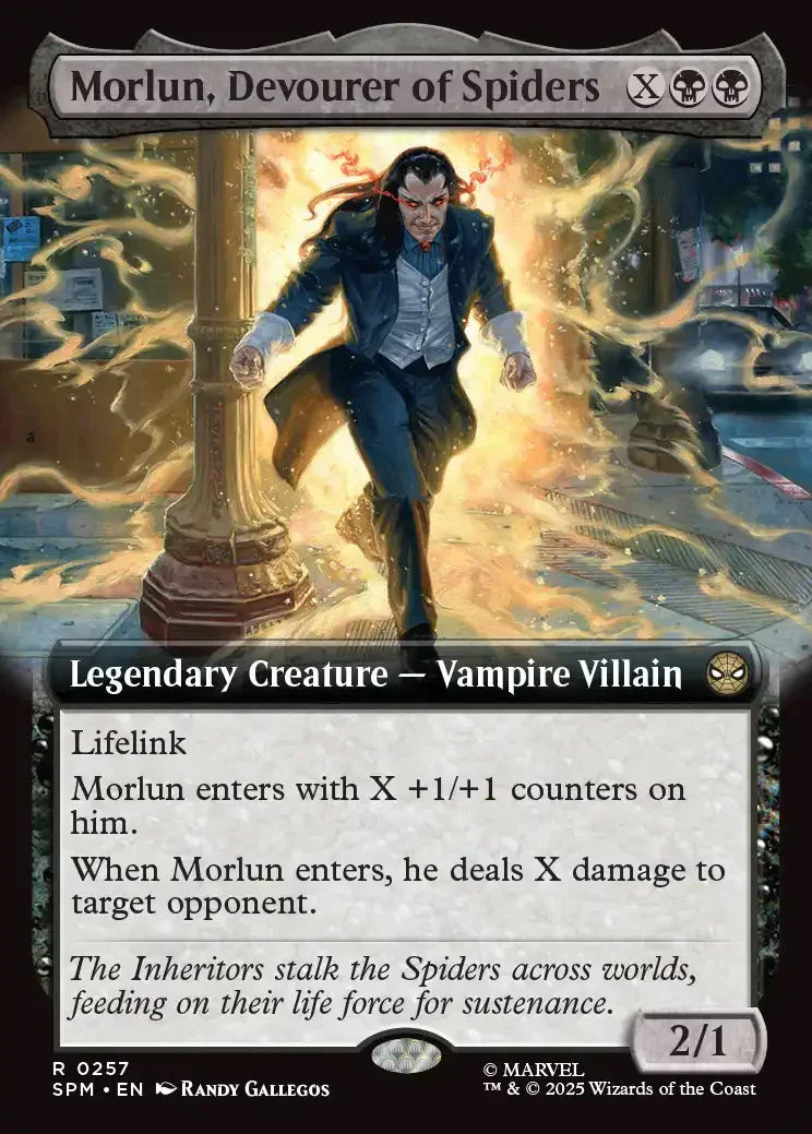 SPM 257 Morlun, Devourer of Spiders (0257 - Extended Art) R
