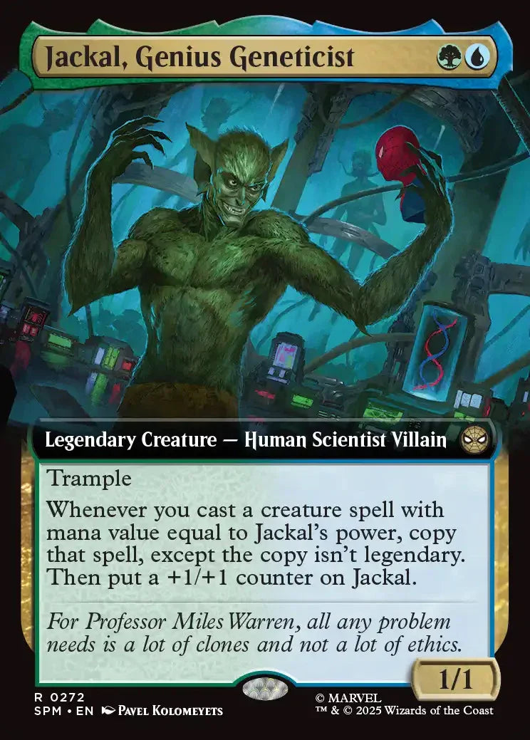 SPM 272 Jackal, Genius Geneticist (0272 - Extended Art) R