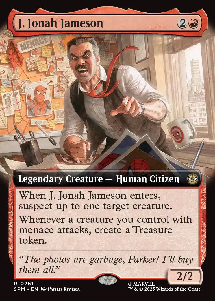 SPM 261 J. Jonah Jameson (0261 - Extended Art) R