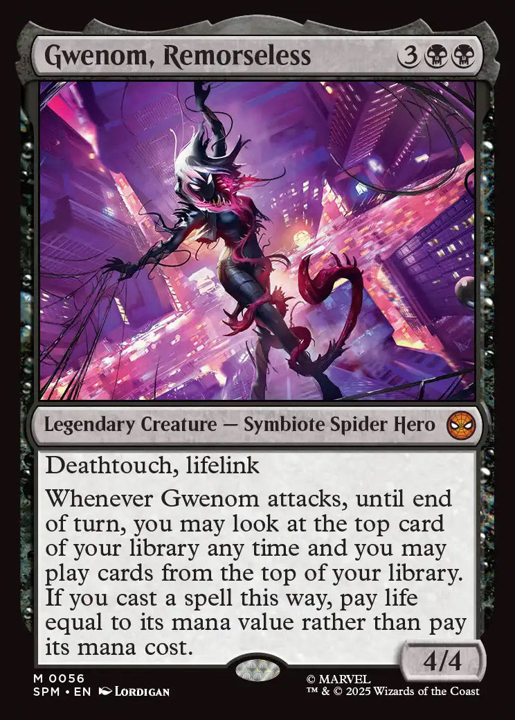 [Foil] SPM 056 Gwenom, Remorseless (0056) M