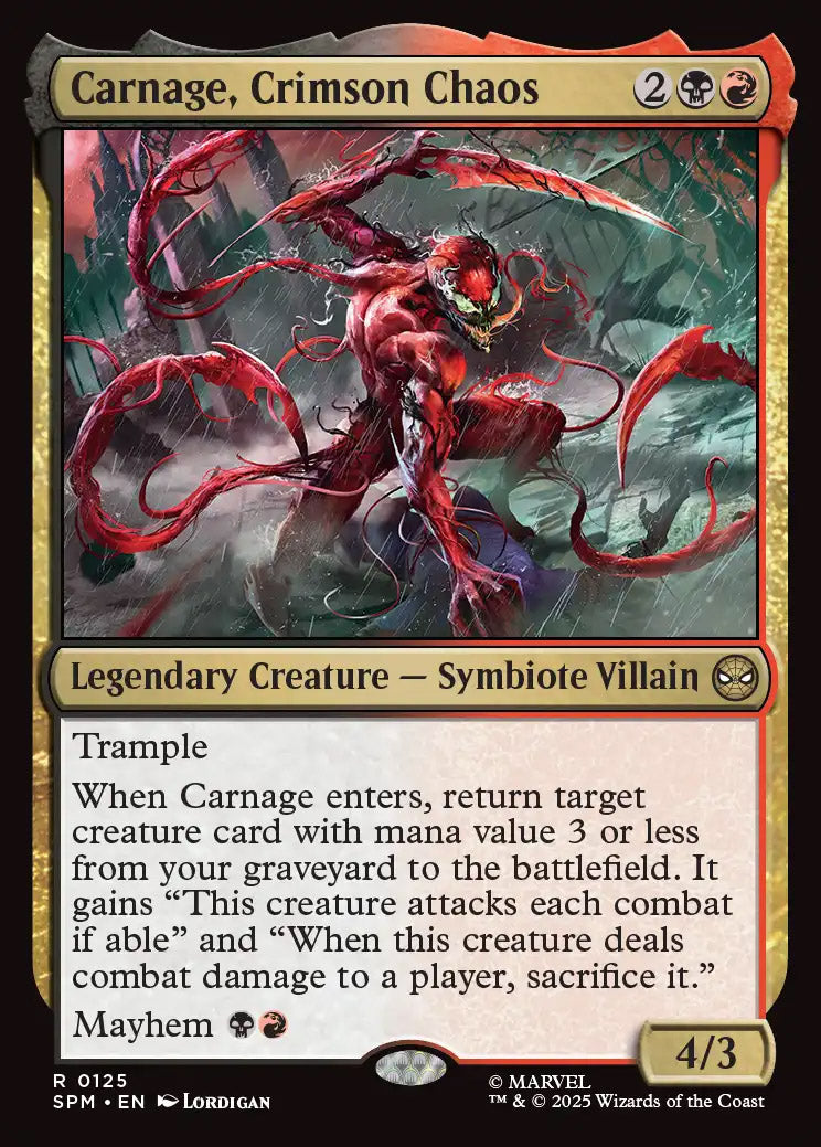 [Foil] SPM 125 Carnage, Crimson Chaos R