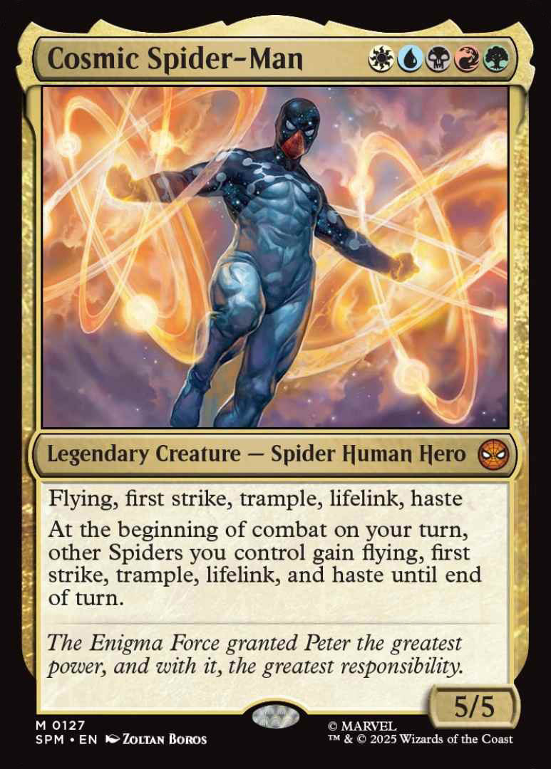 [Foil] SPM 127 Cosmic Spider-Man M