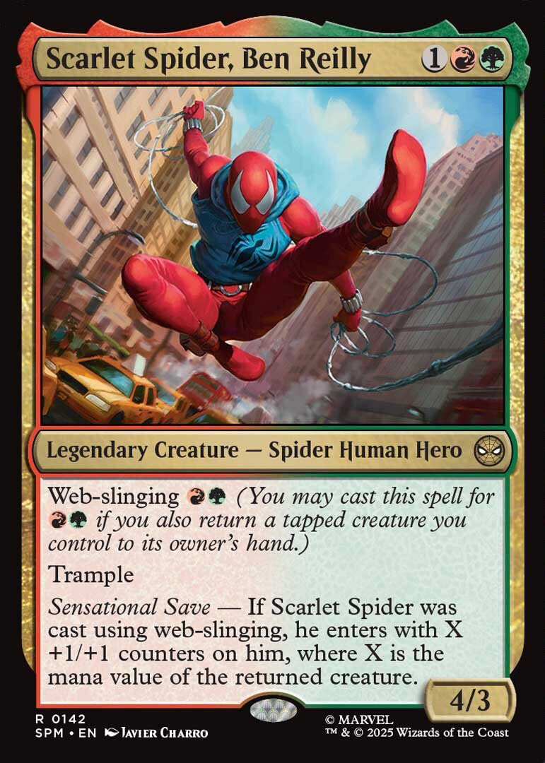 [Foil] SPM 142 Scarlet Spider, Ben Reilly R