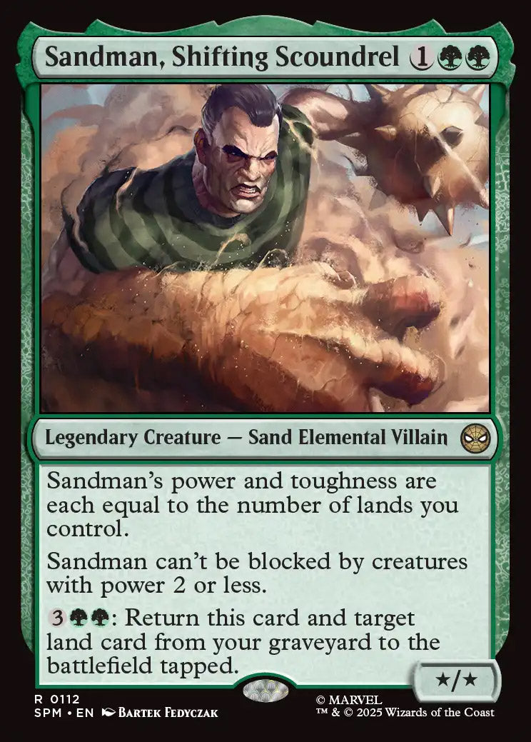[Foil] SPM 112 Sandman, Shifting Scoundrel R