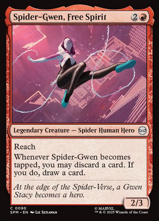 [Foil] SPM 090 Spider-Gwen, Free Spirit C