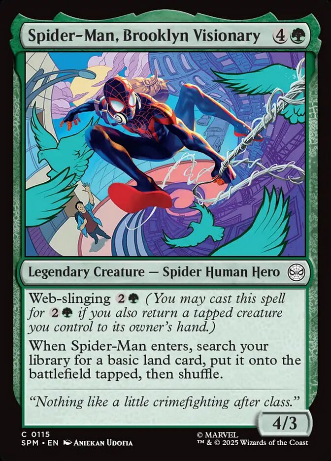 [Foil] SPM 115 Spider-Man, Brooklyn Visionary C
