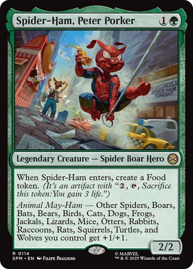 [Foil] SPM 114 Spider-Ham, Peter Porker R