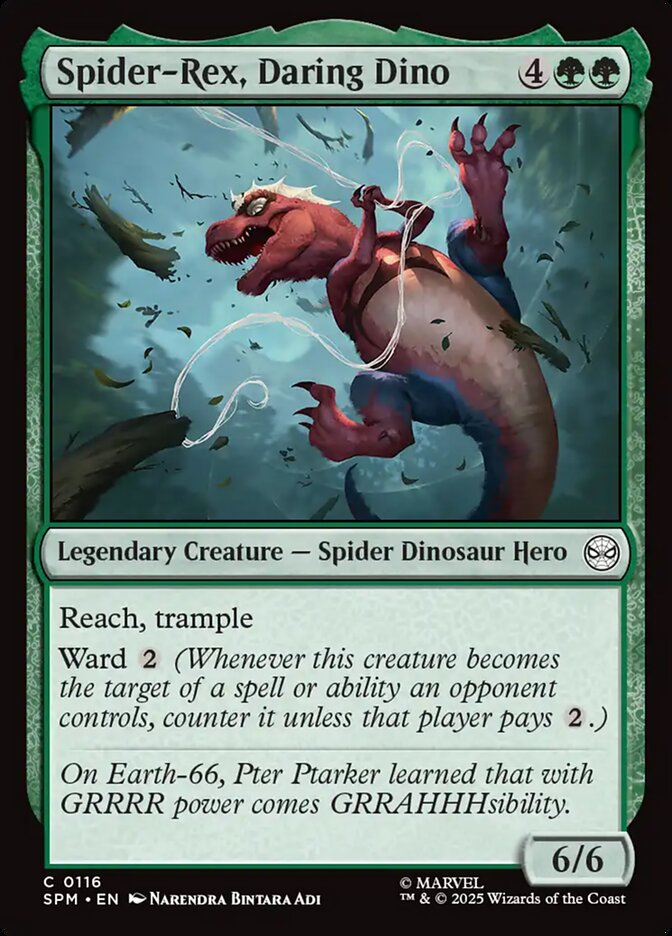 [Foil] SPM 116 Spider-Rex, Daring Dino C