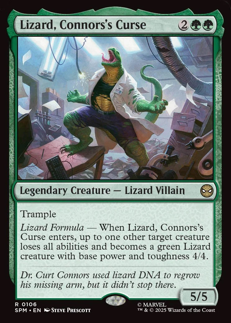 [Foil] SPM 106 Lizard, Connors's Curse R