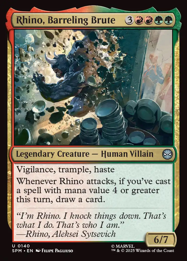 [Foil] SPM 140 Rhino, Barreling Brute U