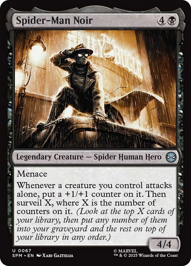 [Foil] SPM 067 Spider-Man Noir U