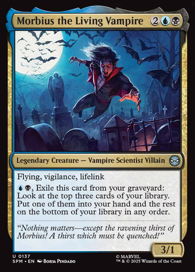 [Foil] SPM 137 Morbius the Living Vampire U