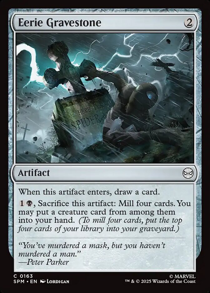 [Foil] SPM 163 Eerie Gravestone C
