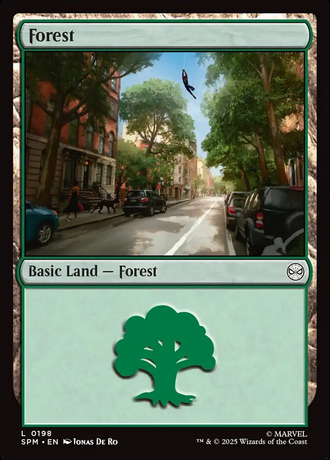 [Foil] SPM 198 Forest (0198) L