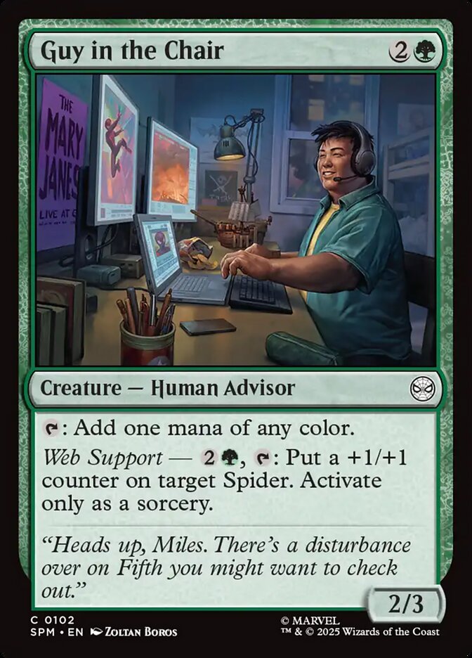 [Foil] SPM 102 Guy in the Chair C