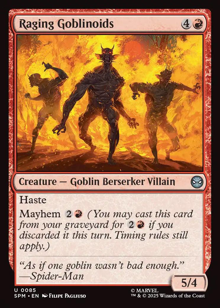 [Foil] SPM 085 Raging Goblinoids U