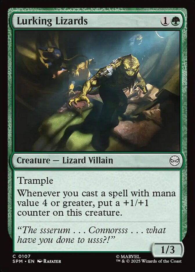 [Foil] SPM 107 Lurking Lizards C