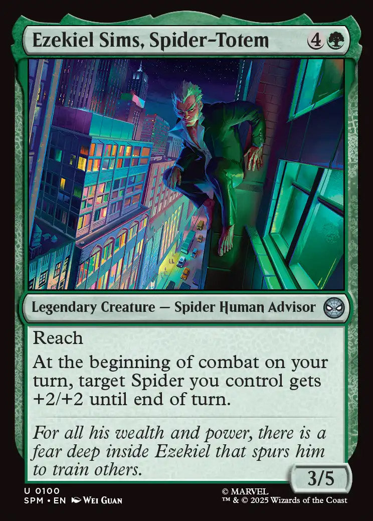 [Foil] SPM 100 Ezekiel Sims, Spider-Totem U