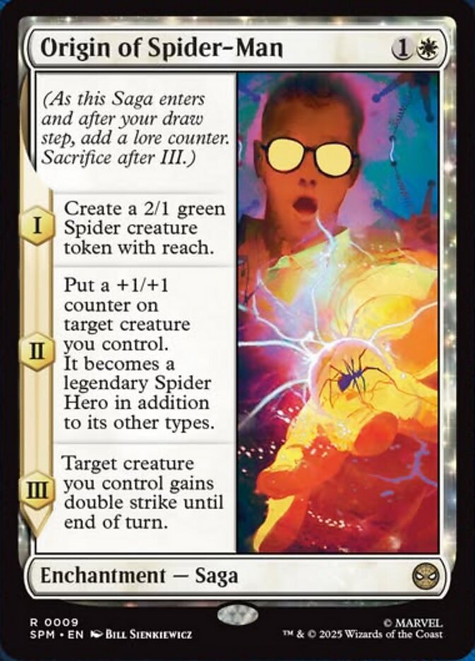 [Foil] SPM 009 Origin of Spider-Man R