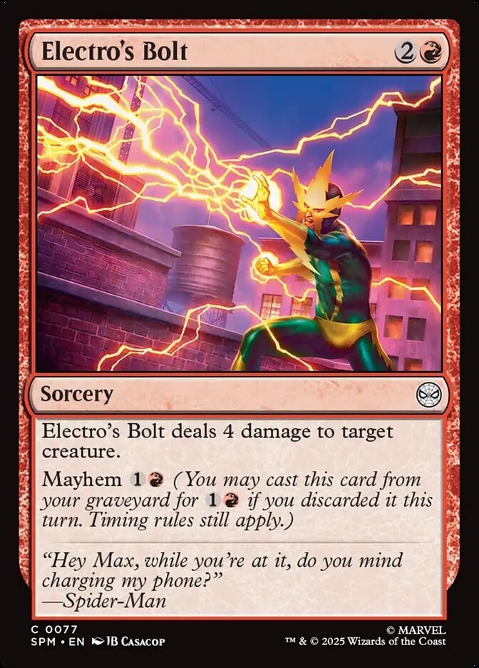 [Foil] SPM 077 Electro's Bolt C