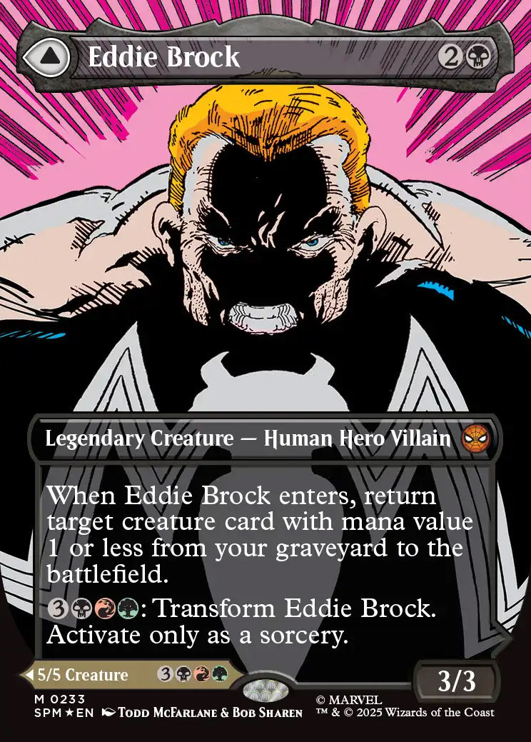 [Foil] SPM 233 Eddie Brock (0233 - Borderless) M