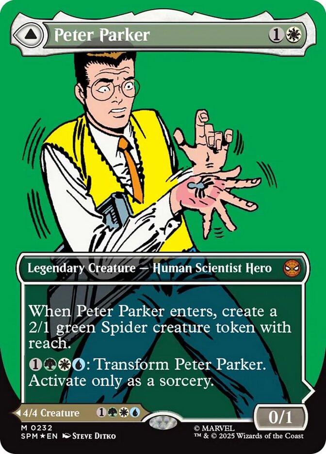 [Foil] SPM 232 Peter Parker (0232 - Borderless) M