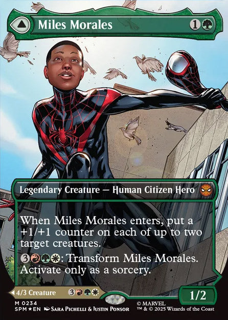 [Foil] SPM 234 Miles Morales (0234 - Borderless) M