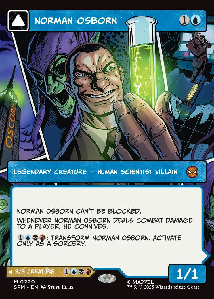 [Foil] SPM 220 Norman Osborn (0220 - Borderless) M