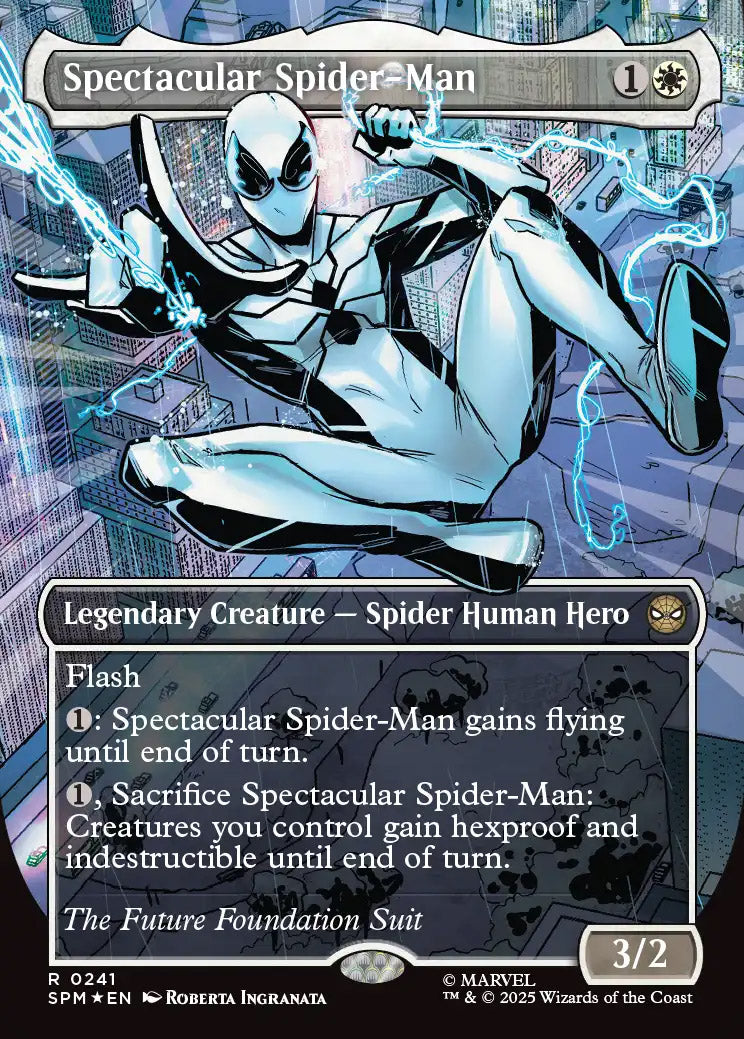 [Textured Foil] SPM 241 Spectacular Spider-Man (0241 - Borderless Textured Foil) R