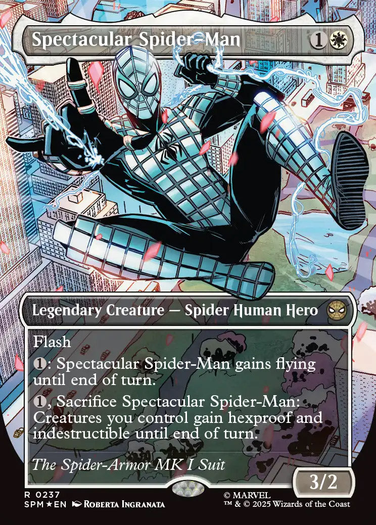 [Textured Foil] SPM 237 Spectacular Spider-Man (0237 - Borderless Textured Foil) R
