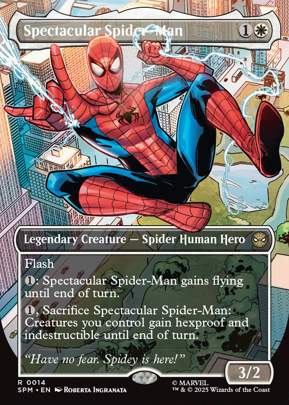 [Foil] SPM 014 Spectacular Spider-Man (0014 - Borderless) R
