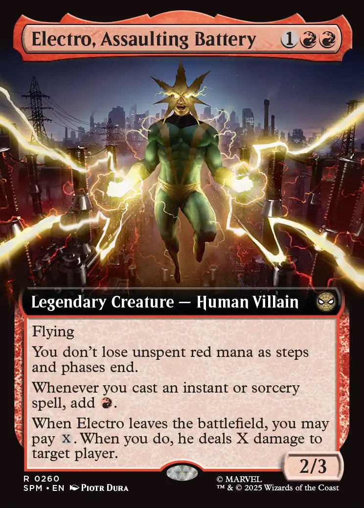 [Foil] SPM 260 Electro, Assaulting Battery (0260 - Extended Art) R