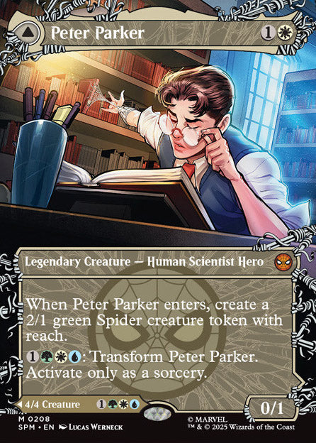 [Foil] SPM 208 Peter Parker (0208 - Borderless) M