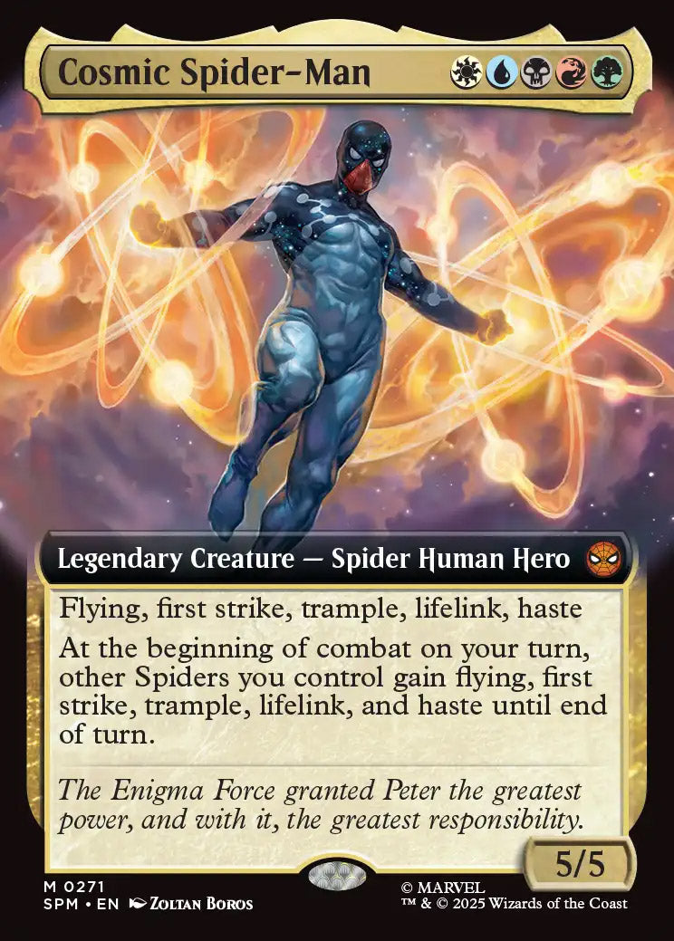 [Foil] SPM 271 Cosmic Spider-Man (0271 - Extended Art) M