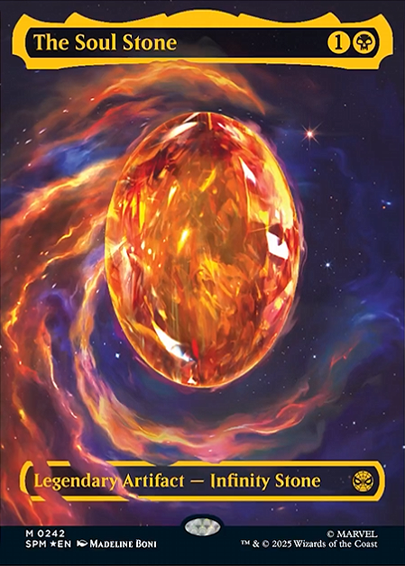[Foil] SPM 242 The Soul Stone (0242 - Textless Cosmic Foil) M