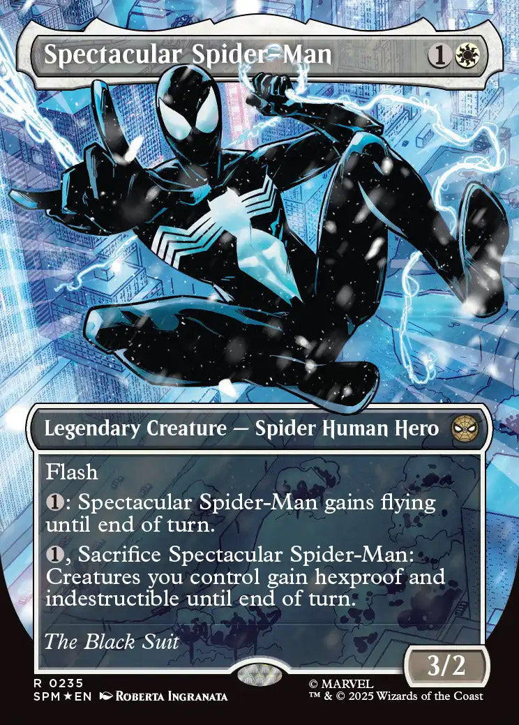 [Textured Foil] SPM 235 Spectacular Spider-Man (0235 - Borderless Textured Foil) R