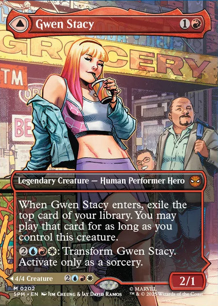 [Foil] SPM 202 Gwen Stacy (0202 - Borderless) M