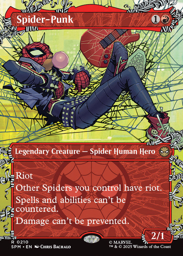 [Foil] SPM 210 Spider-Punk (0210 - Borderless) R
