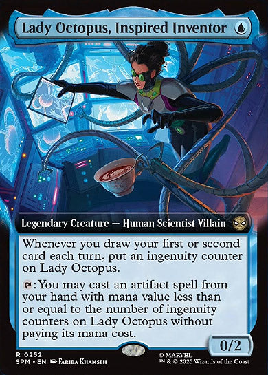 [Foil] SPM 252 Lady Octopus, Inspired Inventor (0252 - Extended Art) R