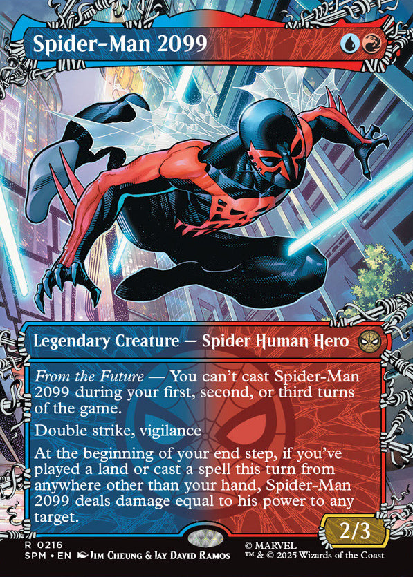 [Foil] SPM 216 Spider-Man 2099 (0216 - Borderless) R