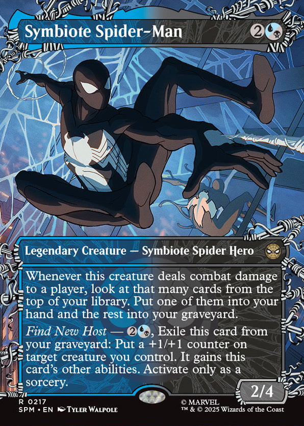 [Foil] SPM 217 Symbiote Spider-Man (0217 - Borderless) R