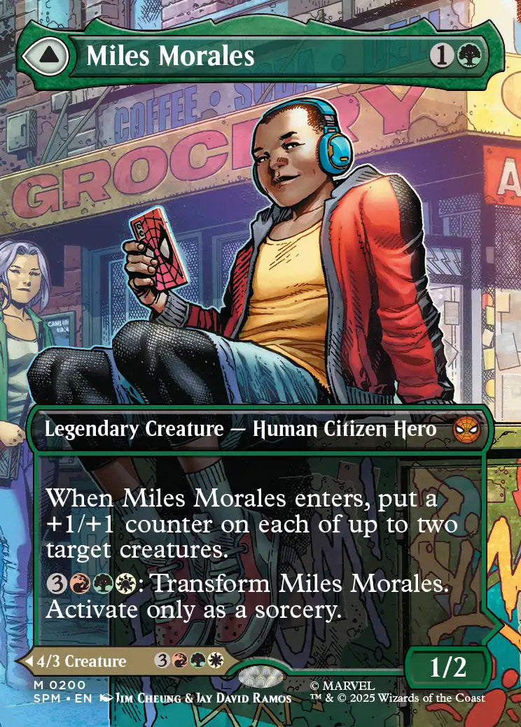 [Foil] SPM 200 Miles Morales (0200 - Borderless) M