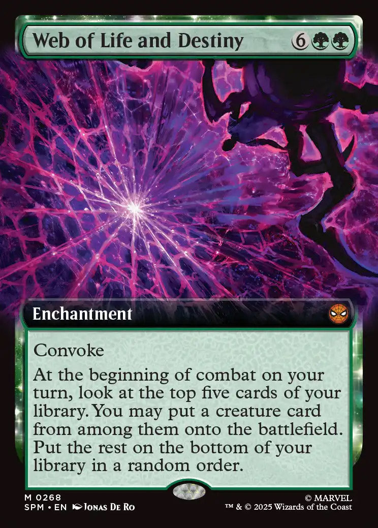 [Foil] SPM 268 Web of Life and Destiny (0268 - Extended Art) M