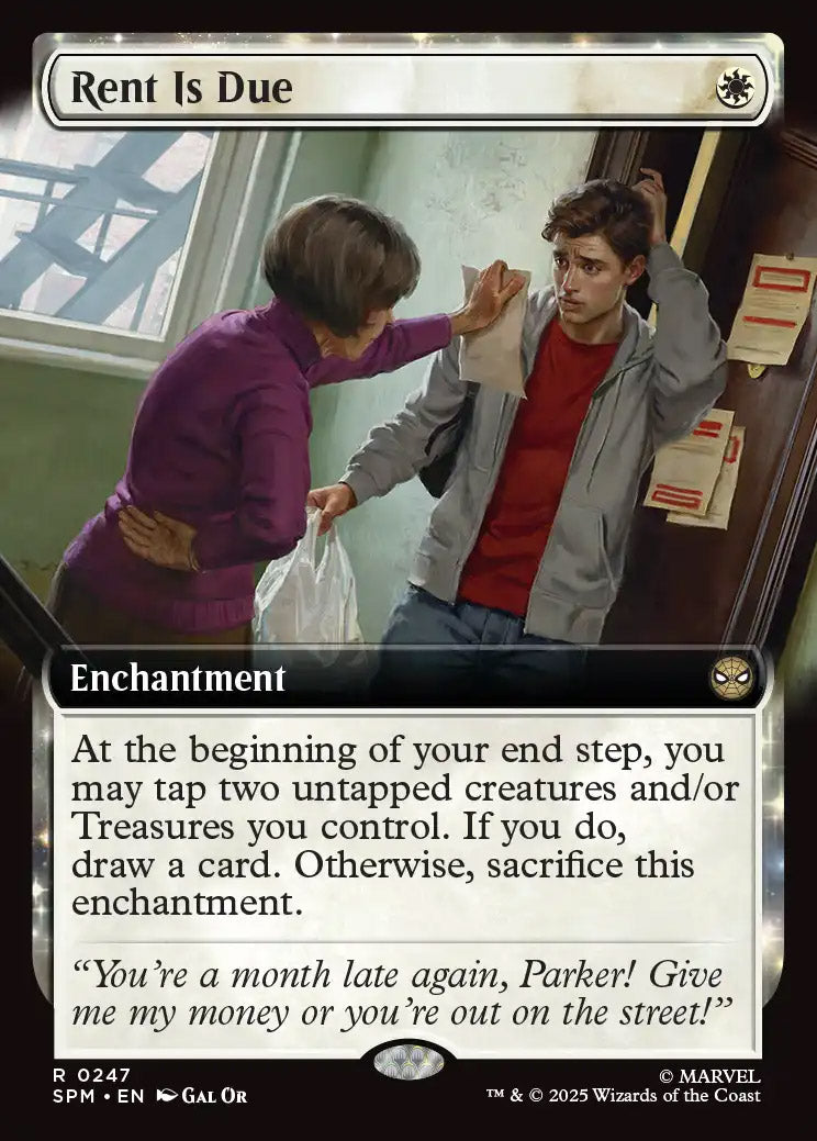 [Foil] SPM 247 Rent Is Due (0247 - Extended Art) R