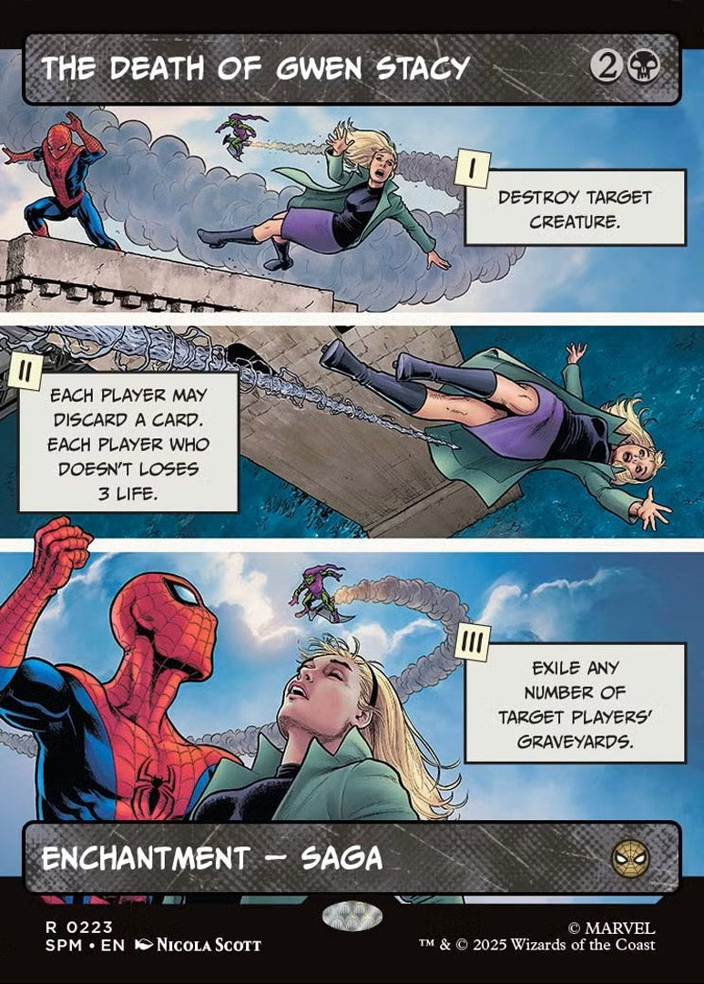 [Foil] SPM 223 The Death of Gwen Stacy (0223 - Borderless) R