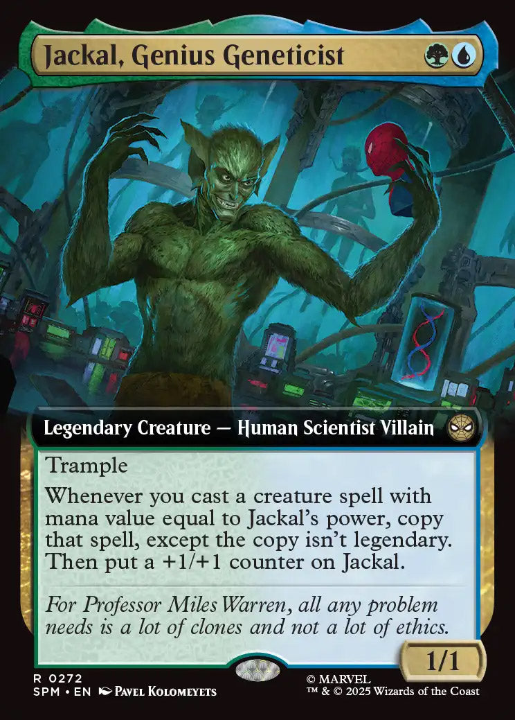[Foil] SPM 272 Jackal, Genius Geneticist (0272 - Extended Art) R