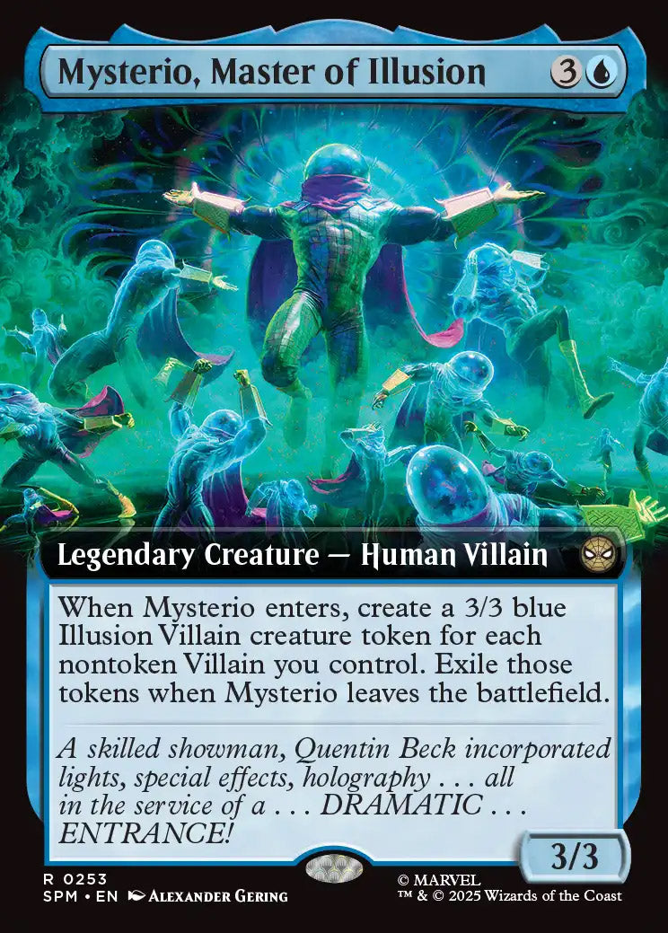 [Foil] SPM 253 Mysterio, Master of Illusion (0253 - Extended Art) R